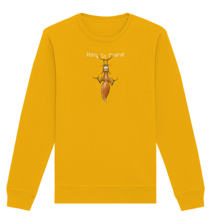 Hang In There | Lässiges Eichhörnchen - Organic Basic Unisex Sweatshirt