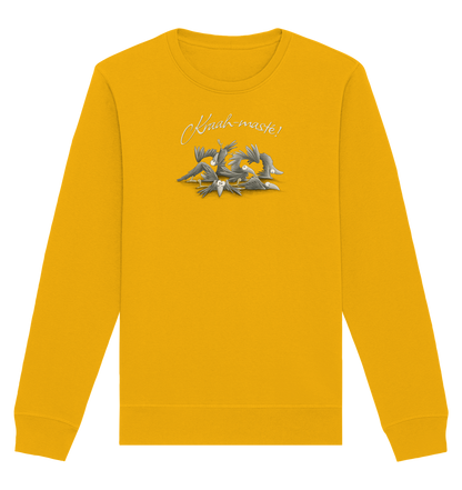 Kraah-masté! Yoga Raben Krähen - Organic Basic Unisex Sweatshirt