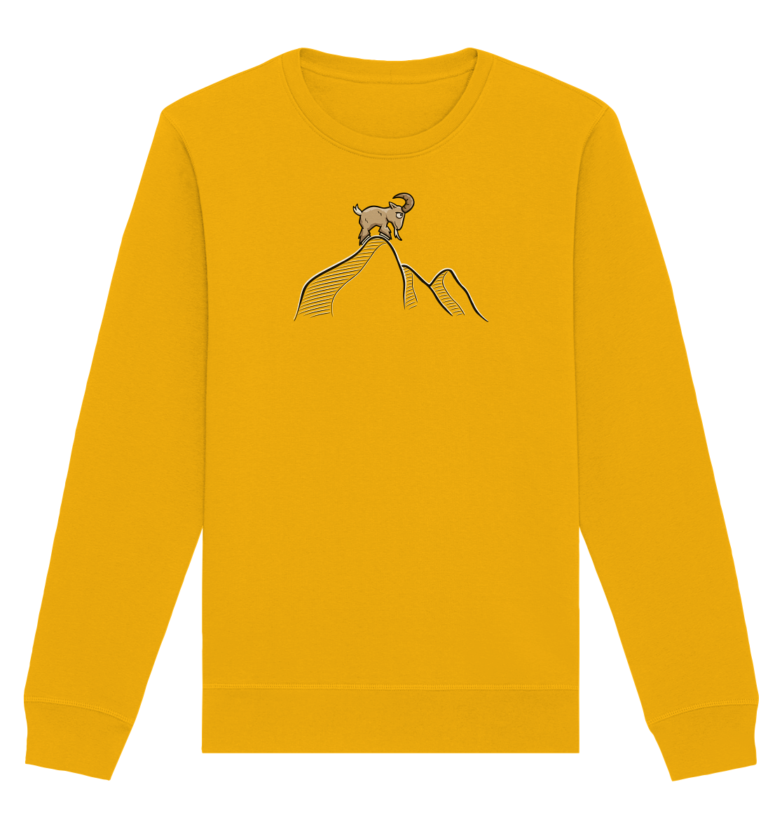 Ziegenbock in den Bergen - Organic Basic Unisex Sweatshirt