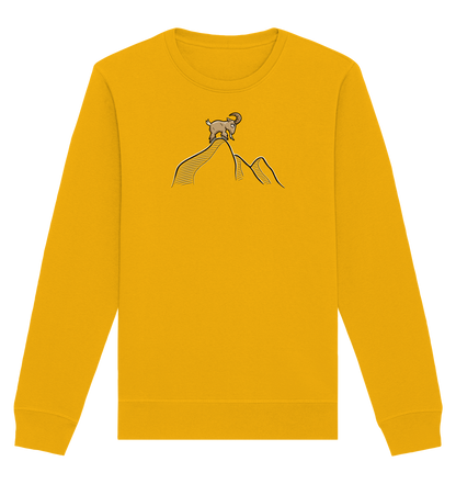 Ziegenbock in den Bergen - Organic Basic Unisex Sweatshirt
