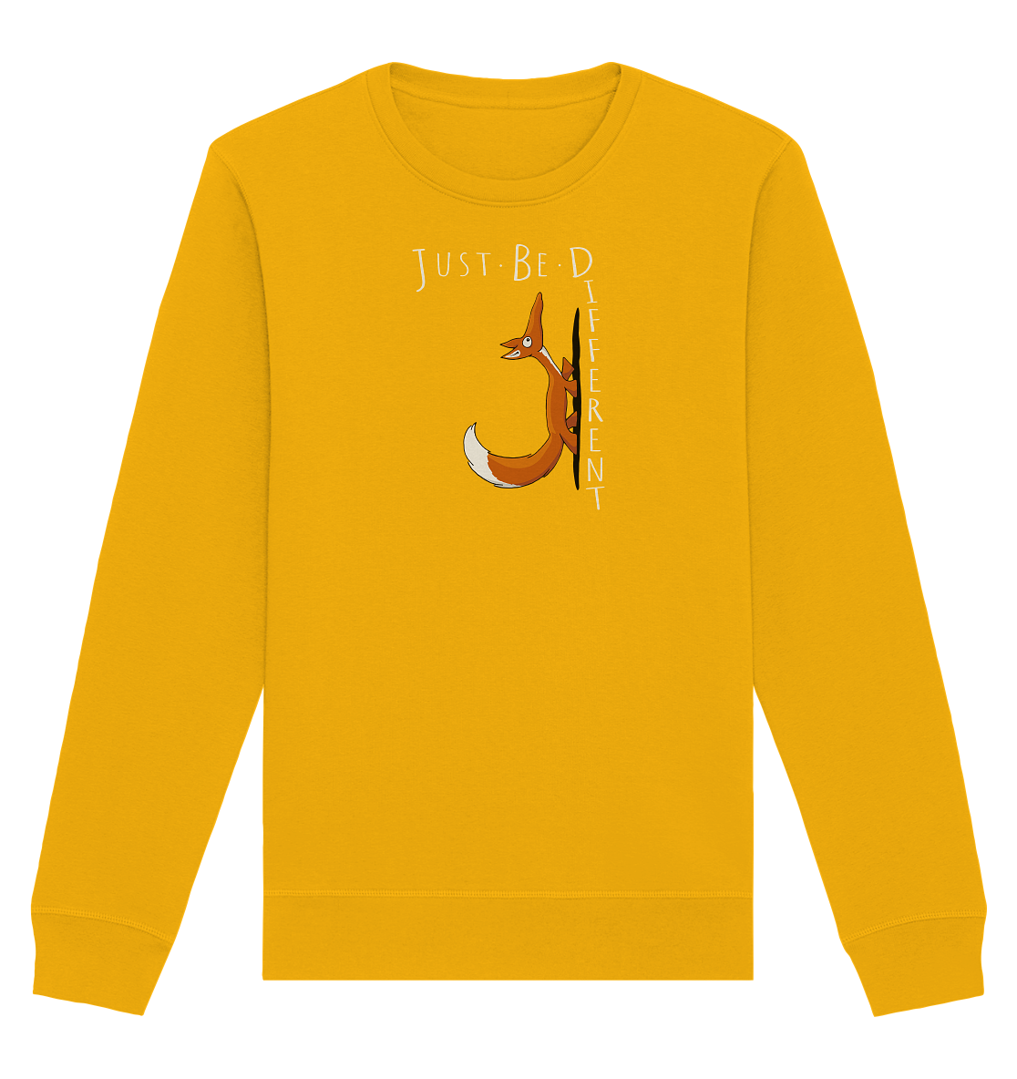 Just Be Different | Sei Anders, kleiner Fuchs - Organic Basic Unisex Sweatshirt