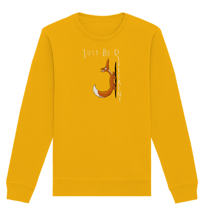Just Be Different | Sei Anders, kleiner Fuchs - Organic Basic Unisex Sweatshirt
