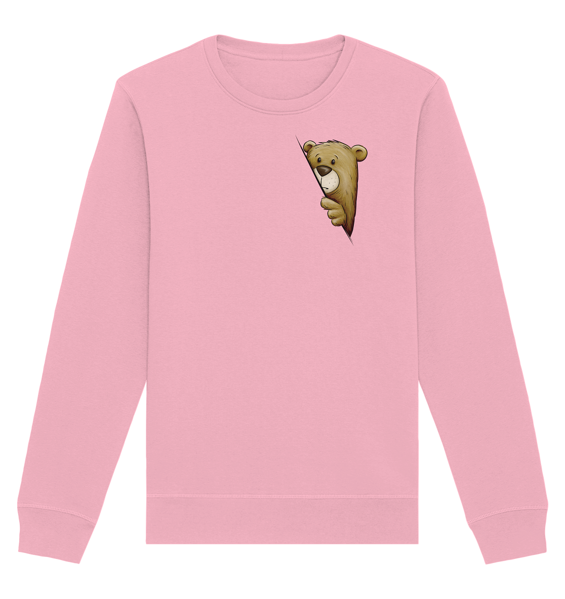 Funky Bär Illustration - Organic Basic Unisex Sweatshirt