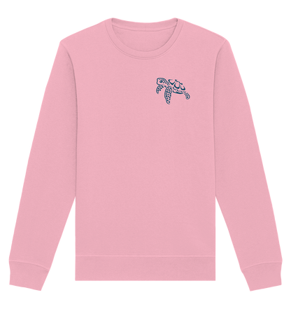 Lässig lustige Wasserschildkröte - Organic Basic Unisex Sweatshirt