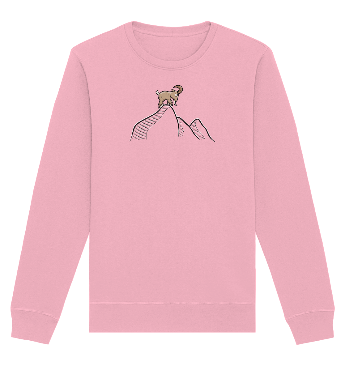 Ziegenbock in den Bergen - Organic Basic Unisex Sweatshirt