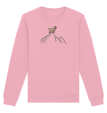 Ziegenbock in den Bergen - Organic Basic Unisex Sweatshirt