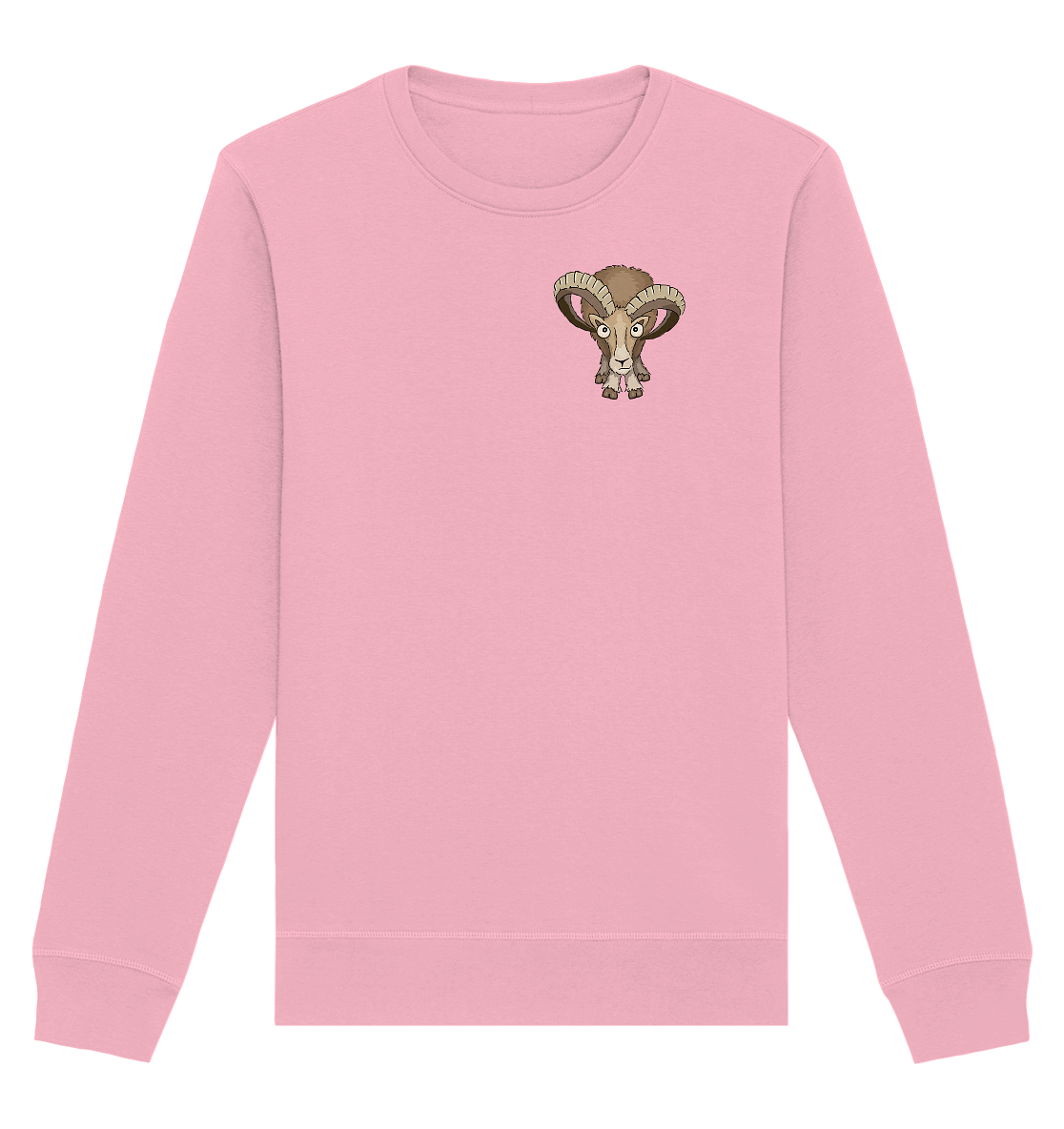 Bockiges Mufflon Widder Schafbock - Organic Basic Unisex Sweatshirt