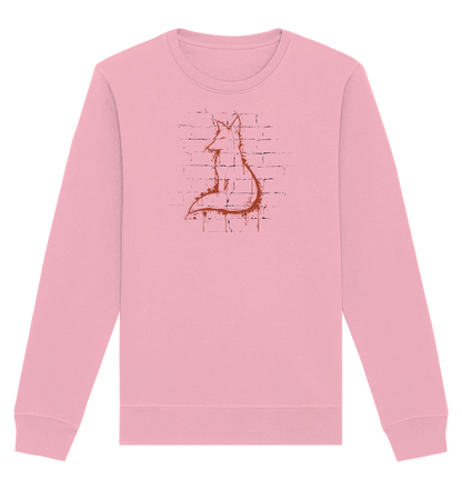 Street Art Fuchs Silhouette - Organic Basic Unisex Sweatshirt