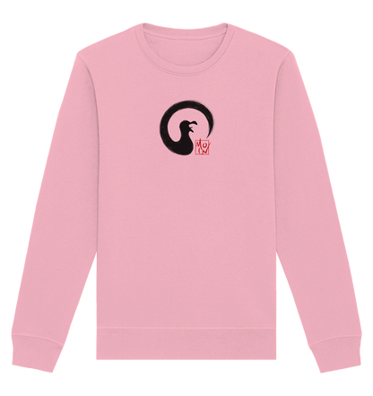 Moin kreischende japanische Enso Möwe - Organic Basic Unisex Sweatshirt