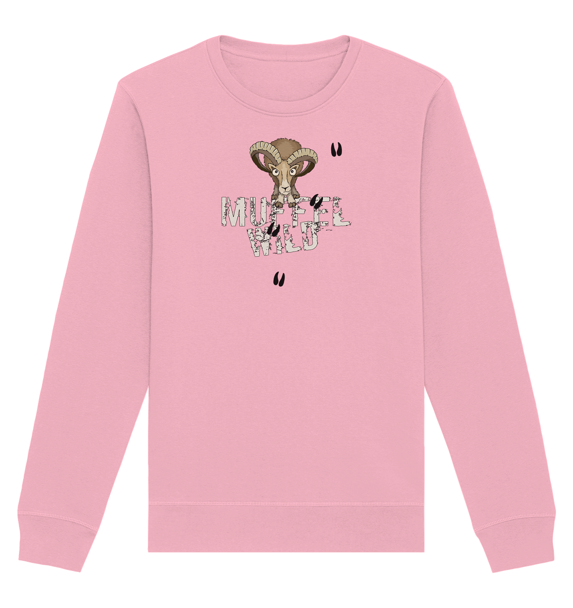 Muffel Wild Mufflon - Organic Basic Unisex Sweatshirt
