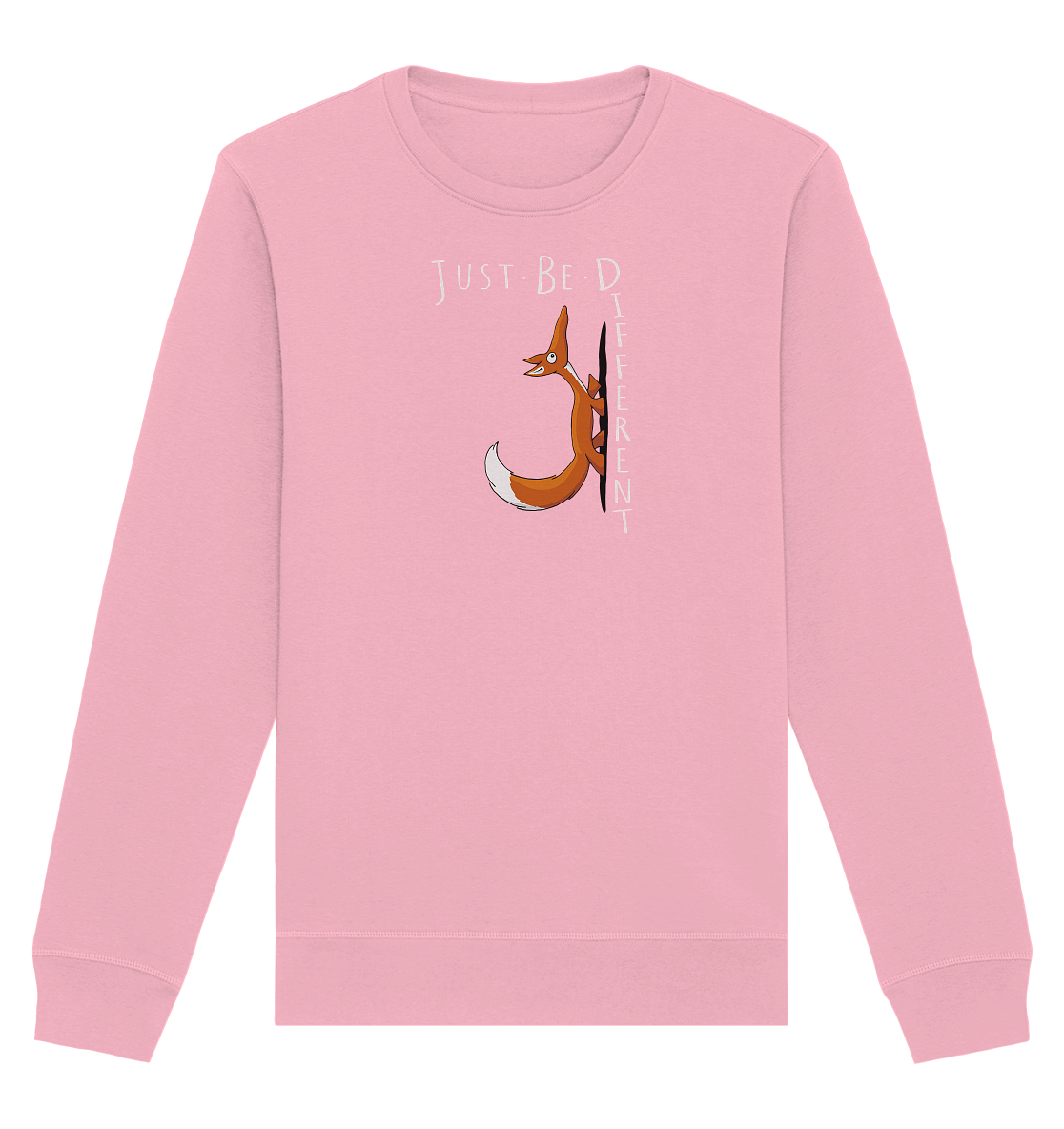 Just Be Different | Sei Anders, kleiner Fuchs - Organic Basic Unisex Sweatshirt