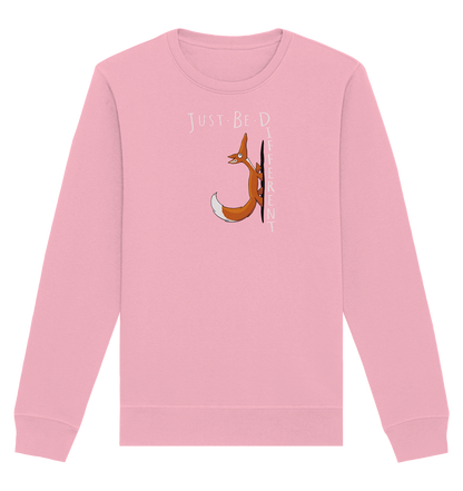 Just Be Different | Sei Anders, kleiner Fuchs - Organic Basic Unisex Sweatshirt