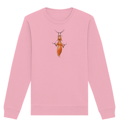 Rotes Eichhörnchen hängt ab - Organic Basic Unisex Sweatshirt