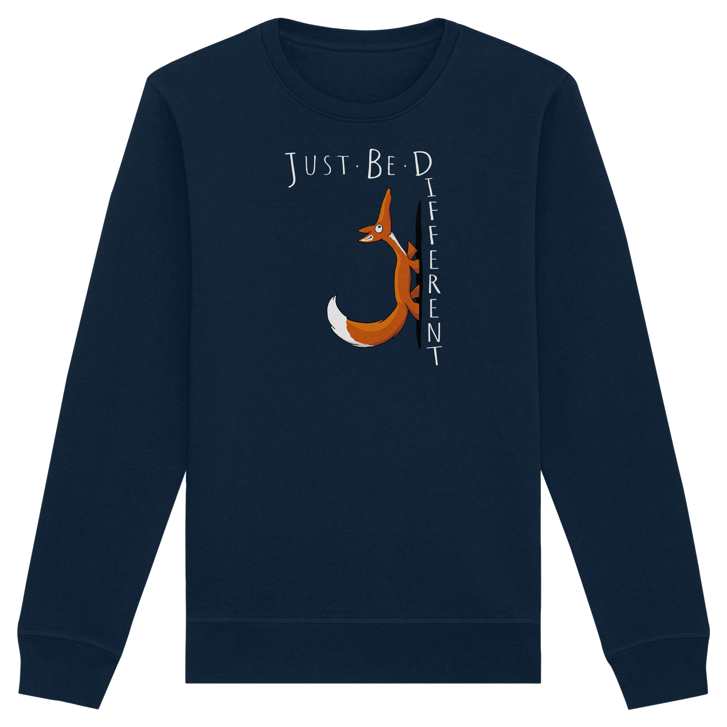Just Be Different | Sei Anders, kleiner Fuchs - Organic Basic Unisex Sweatshirt