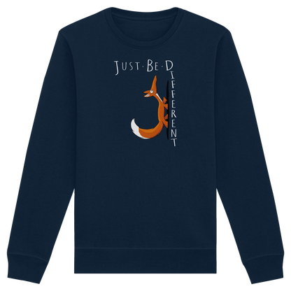Just Be Different | Sei Anders, kleiner Fuchs - Organic Basic Unisex Sweatshirt