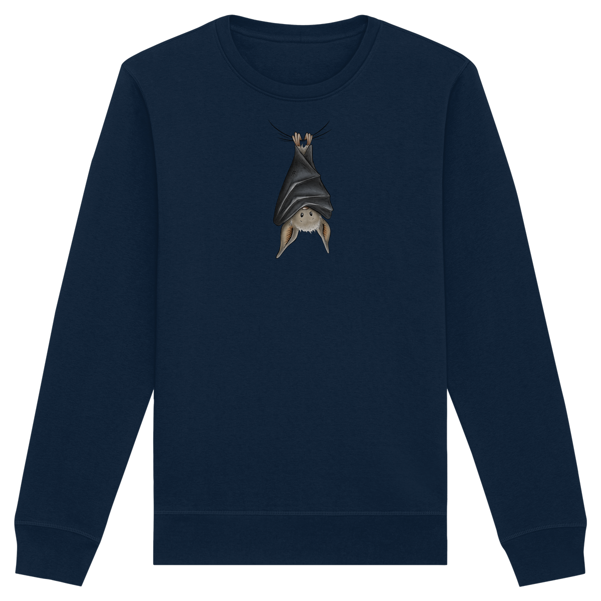 Lustig chillende Fledermaus - Organic Basic Unisex Sweatshirt