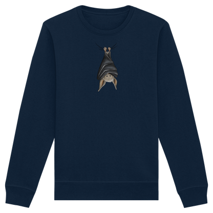 Lustig chillende Fledermaus - Organic Basic Unisex Sweatshirt