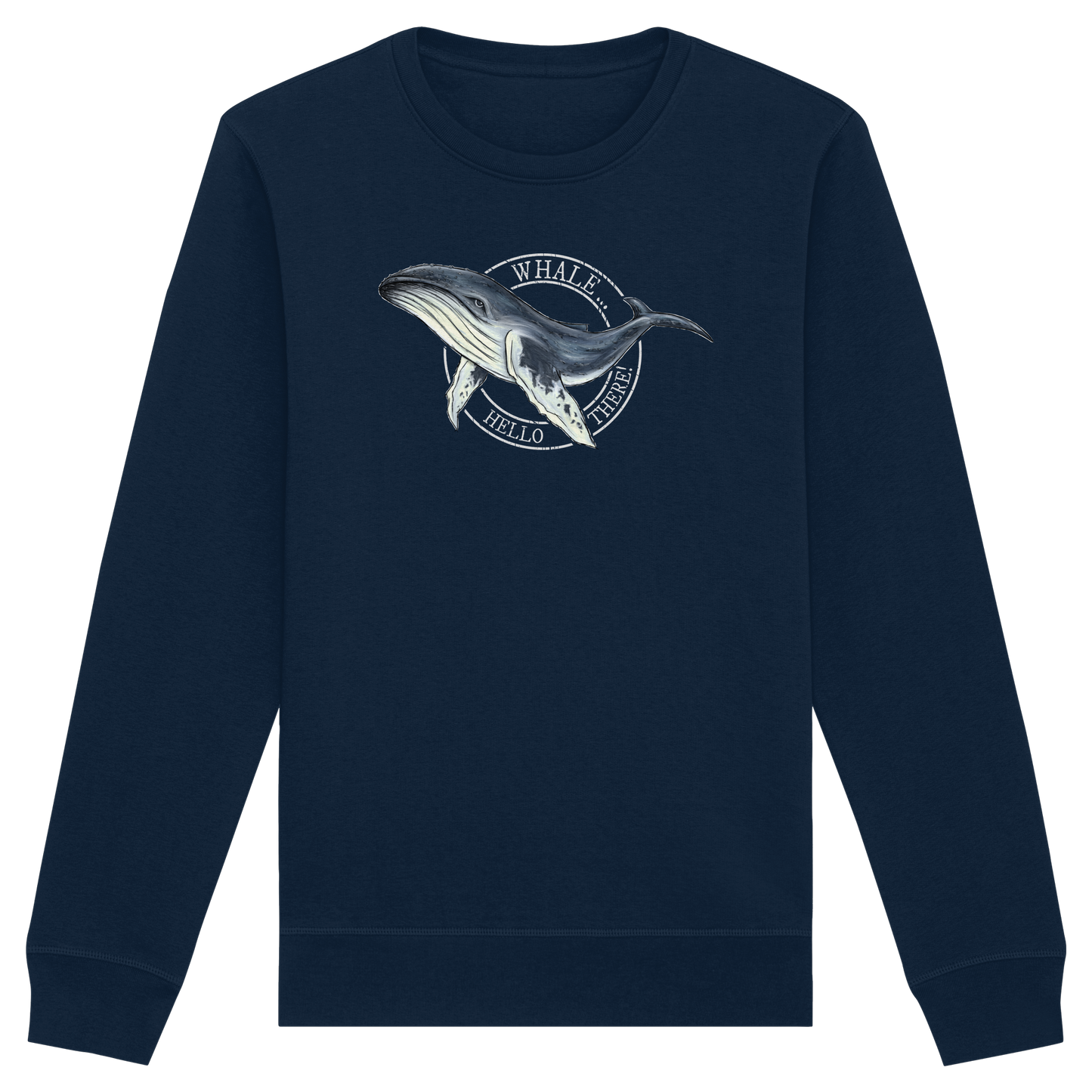 Whale, Hello There | Buckelwal - Organic Basic Unisex Sweatshirt