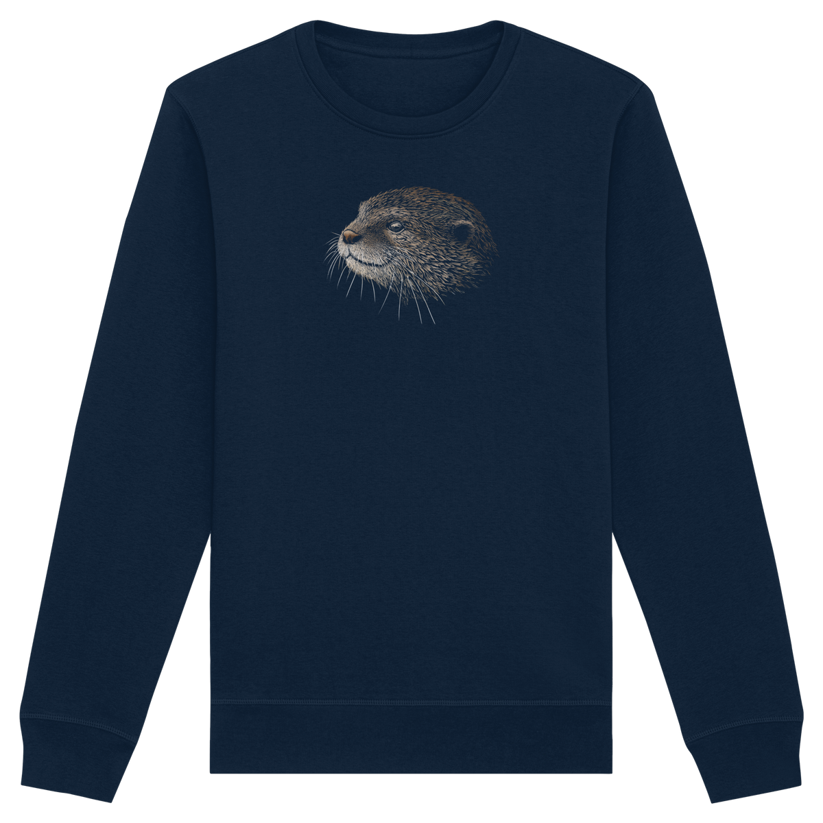 Otter Bleistift Zeichnung KritzelKunst - Organic Basic Unisex Sweatshirt