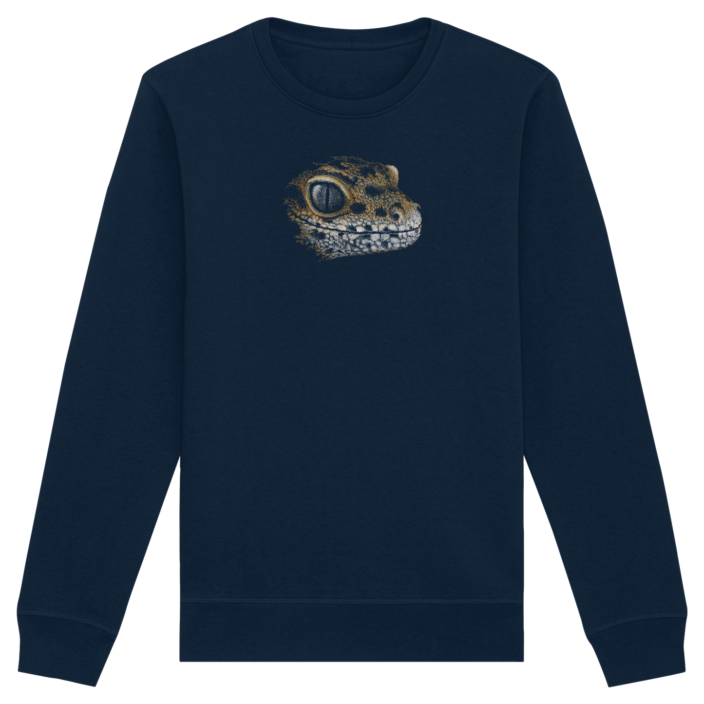 Leopard Gecko Skizze Kritzelkunst - Organic Basic Unisex Sweatshirt