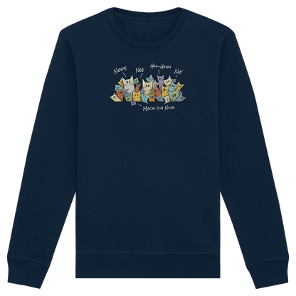 Nope, Nee, Nö Katzen - Organic Basic Unisex Sweatshirt
