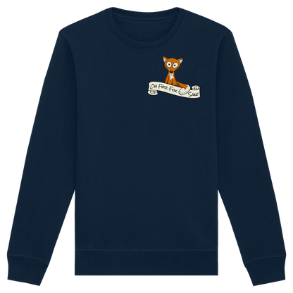 Oh For Fox Sake – Um Fuchses Willen - Organic Basic Unisex Sweatshirt