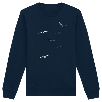 Vogelschwarm – Traum vom Fliegen - Organic Basic Unisex Sweatshirt