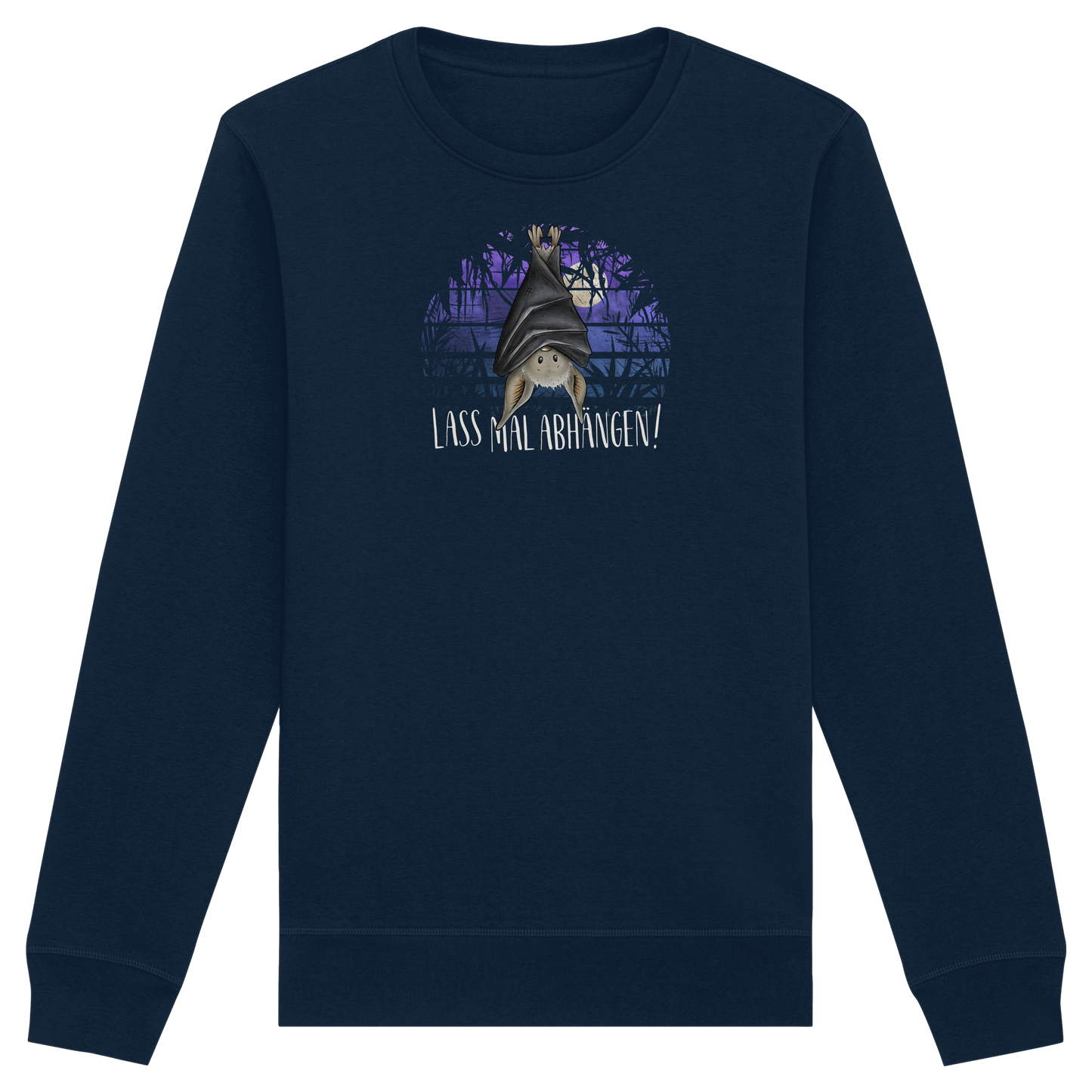 Lass mal abhängen Fledermaus - Organic Basic Unisex Sweatshirt