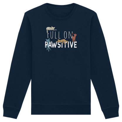 Full On Pawsitive! Gechillte Katzen - Organic Basic Unisex Sweatshirt
