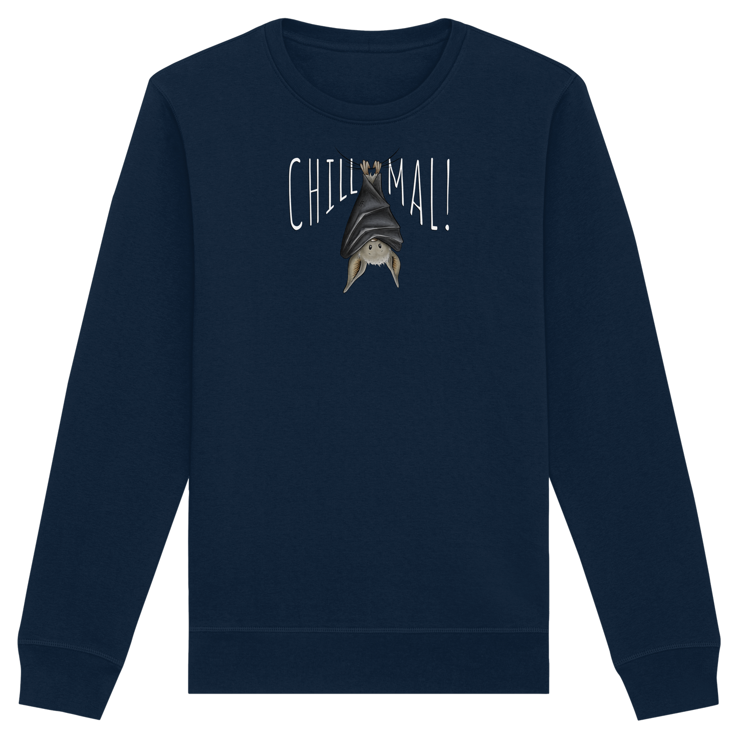 Chill Mal gemütliche Fledermaus - Organic Basic Unisex Sweatshirt