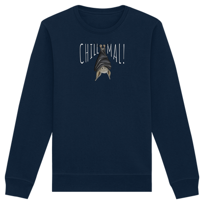 Chill Mal gemütliche Fledermaus - Organic Basic Unisex Sweatshirt