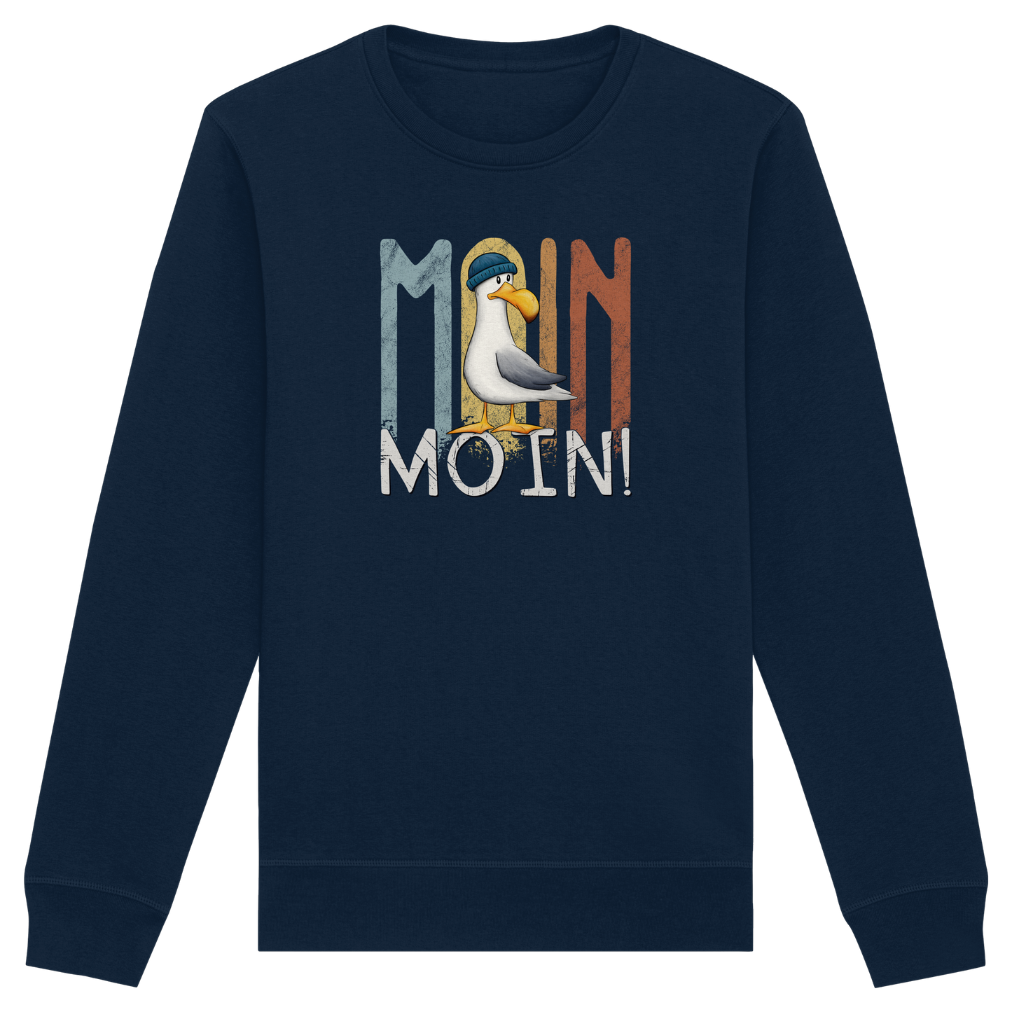Moin Moin norddeutsche Möwe - Organic Basic Unisex Sweatshirt