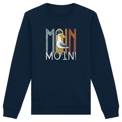 Moin Moin norddeutsche Möwe - Organic Basic Unisex Sweatshirt