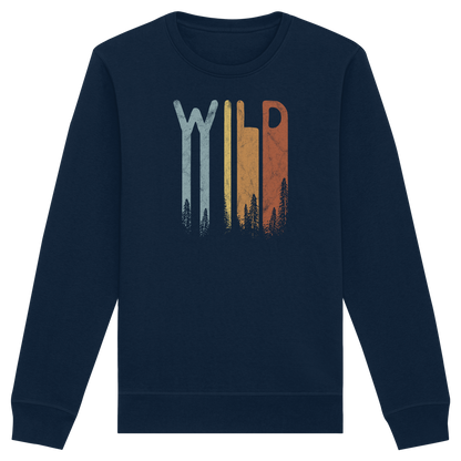 Wild Retro Schriftzug - Organic Basic Unisex Sweatshirt