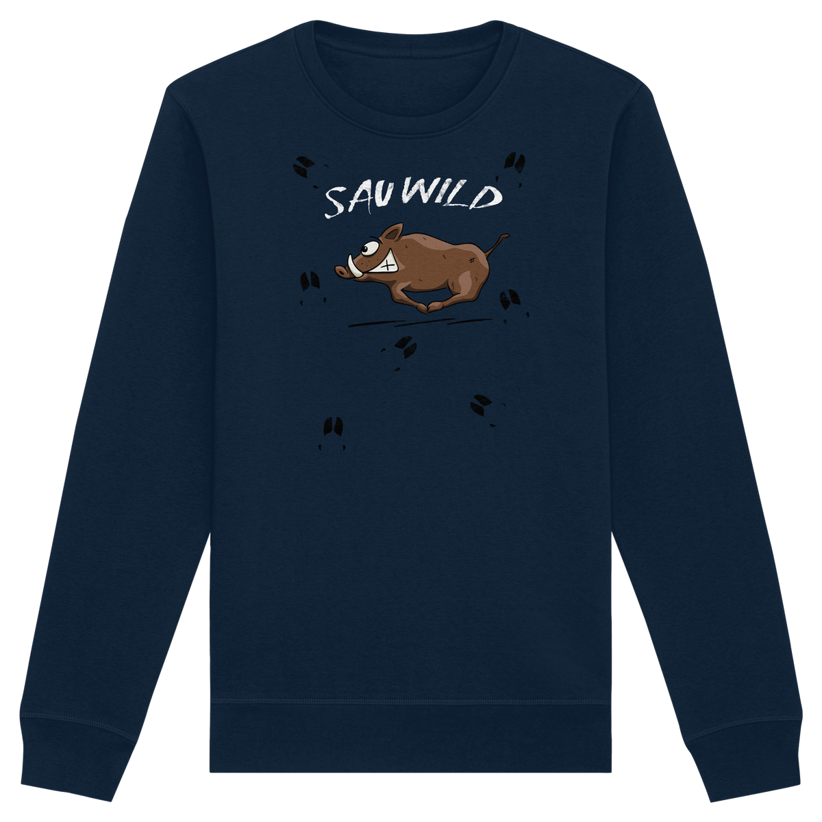 Sauwild wilde Sau | Wildschwein Keiler - Organic Basic Unisex Sweatshirt