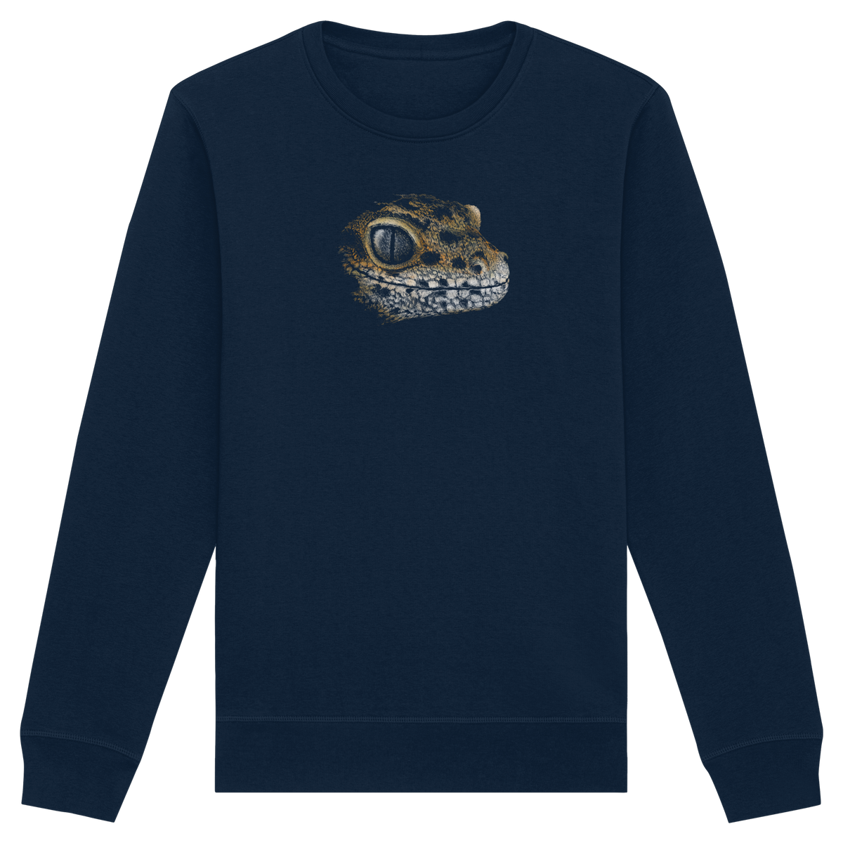Leopard Gecko Skizze Kritzelkunst - Organic Basic Unisex Sweatshirt