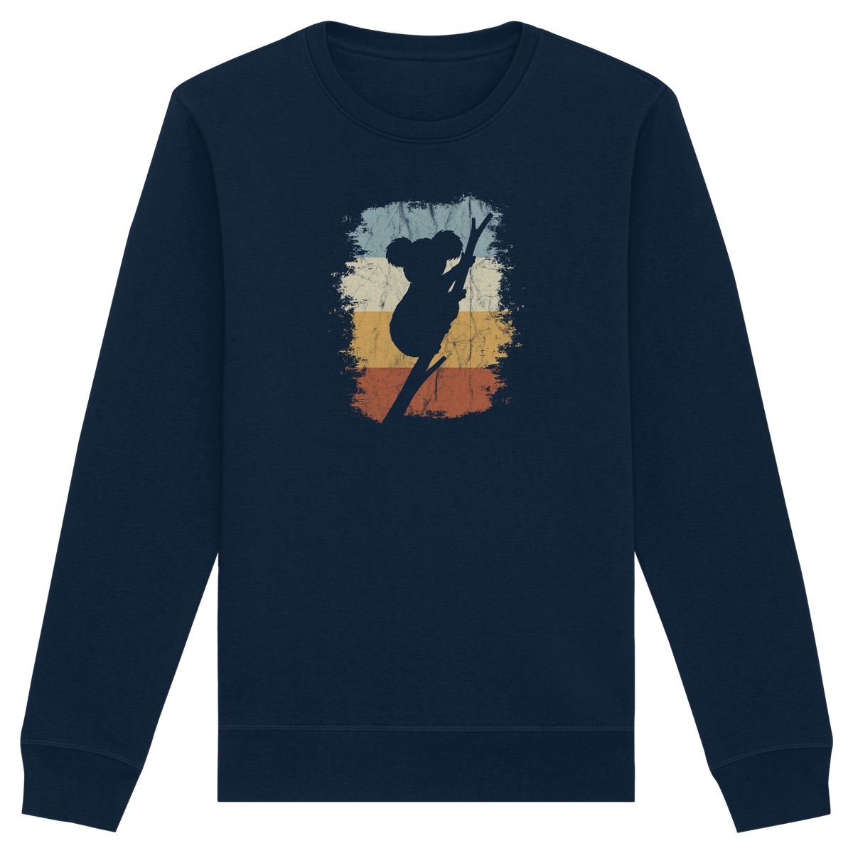 Retro kletternder Koala-Bär - Organic Basic Unisex Sweatshirt