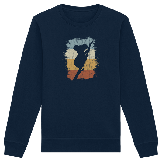 Retro kletternder Koala-Bär - Organic Basic Unisex Sweatshirt