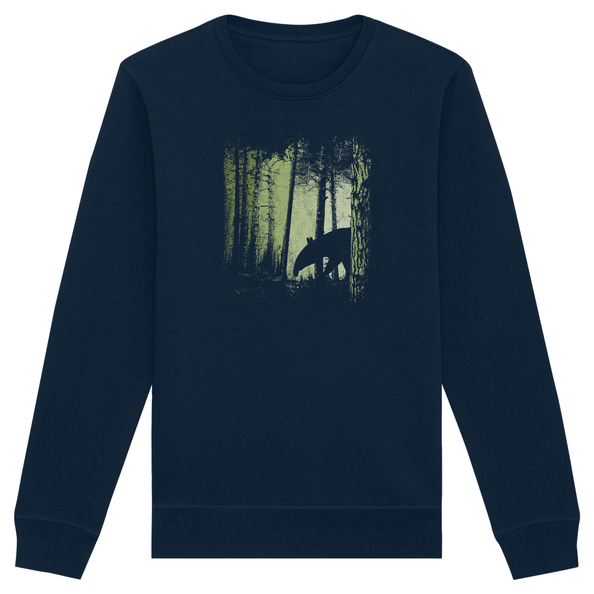 Lässiger Tapir im Zwielicht Wald - Organic Basic Unisex Sweatshirt
