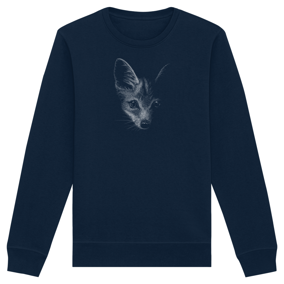 Fuchs Kritzelkunst Illustration - Organic Basic Unisex Sweatshirt