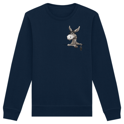 Lustiger lässiger Esel - Organic Basic Unisex Sweatshirt