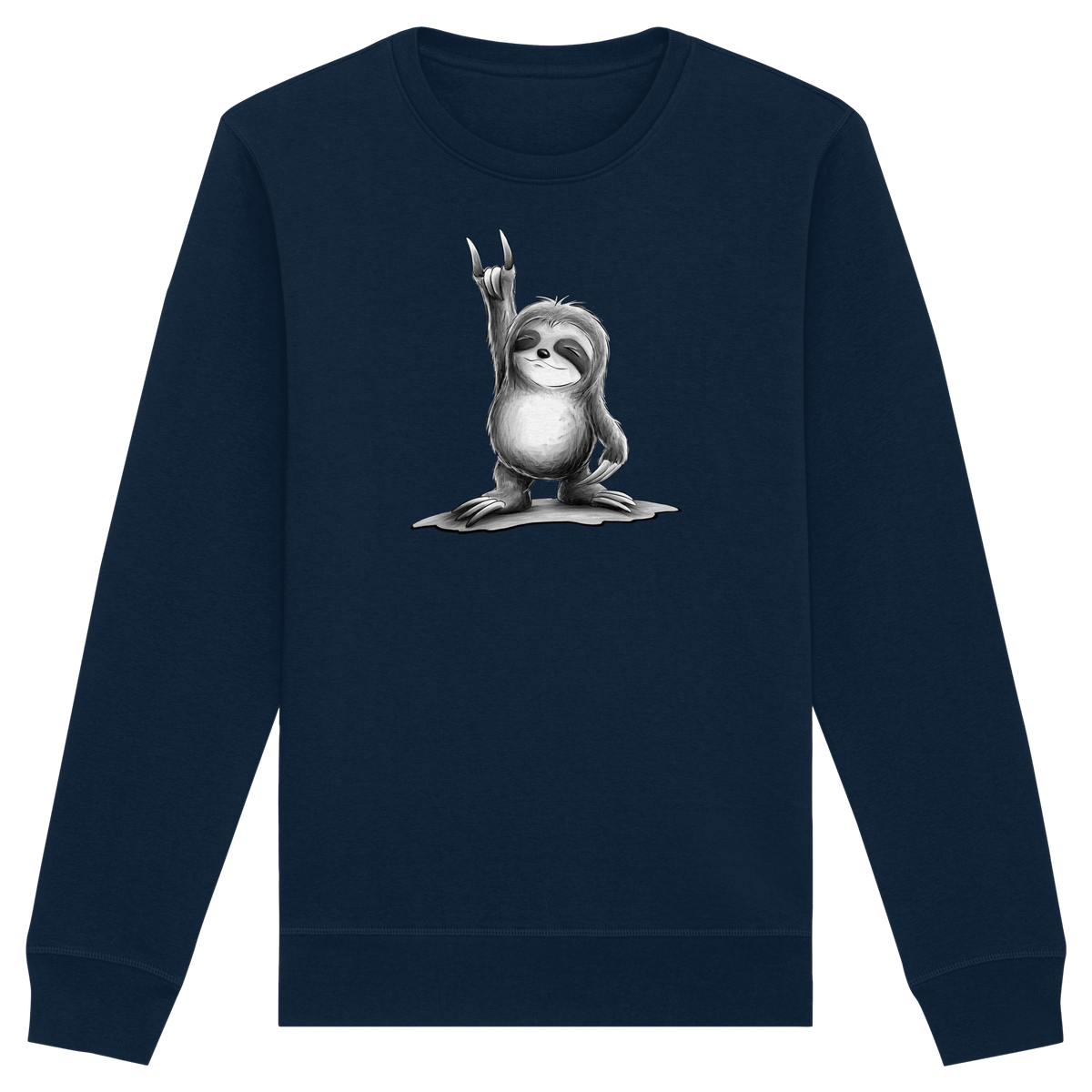 Rock On Party Faultier - Organic Basic Unisex Sweatshirt