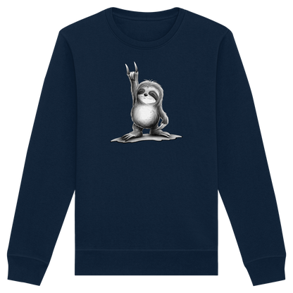 Rock On Party Faultier - Organic Basic Unisex Sweatshirt