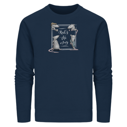 Rat’s The Way Kaffeehaus Ratten - Organic Basic Unisex Sweatshirt