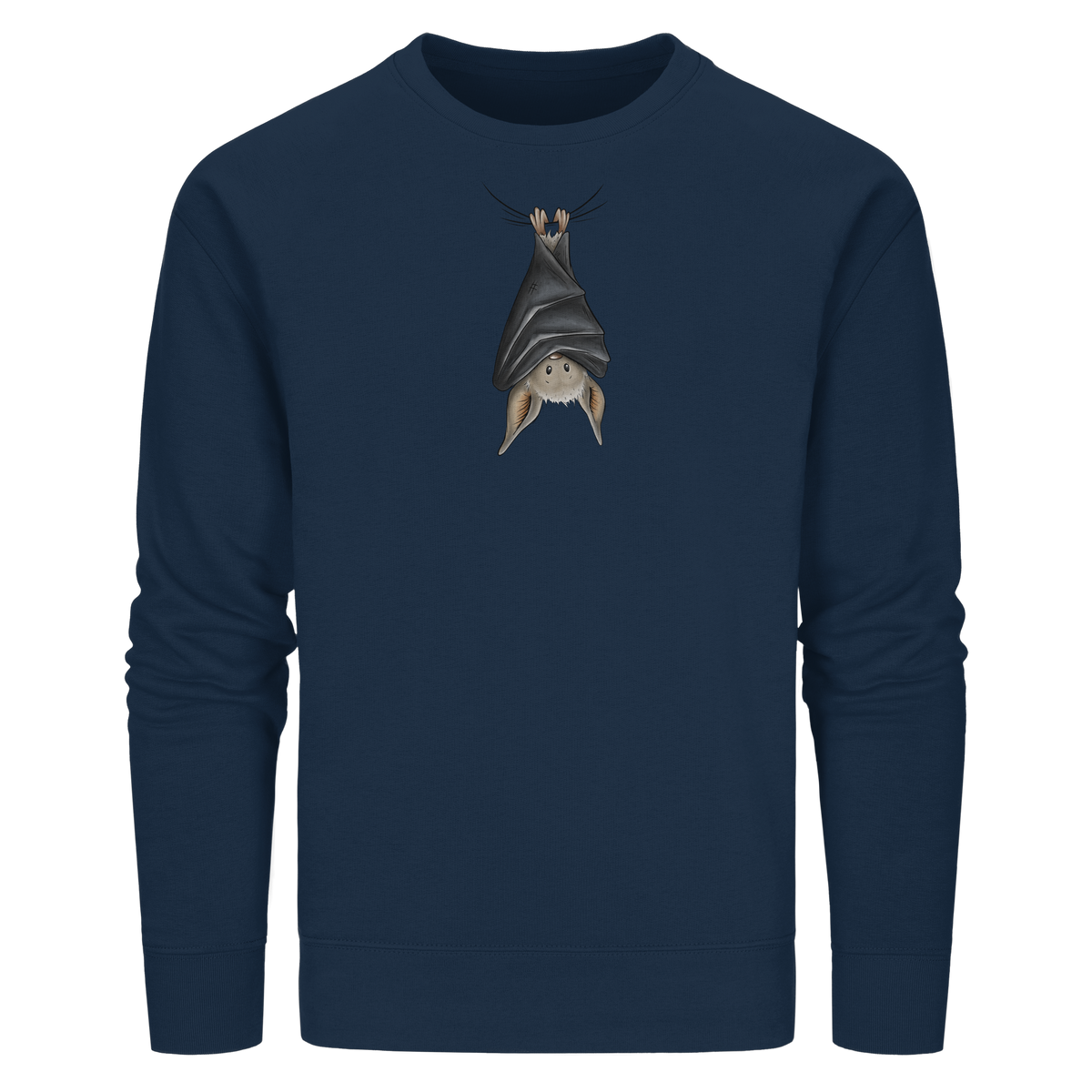 Lustig chillende Fledermaus - Organic Basic Unisex Sweatshirt