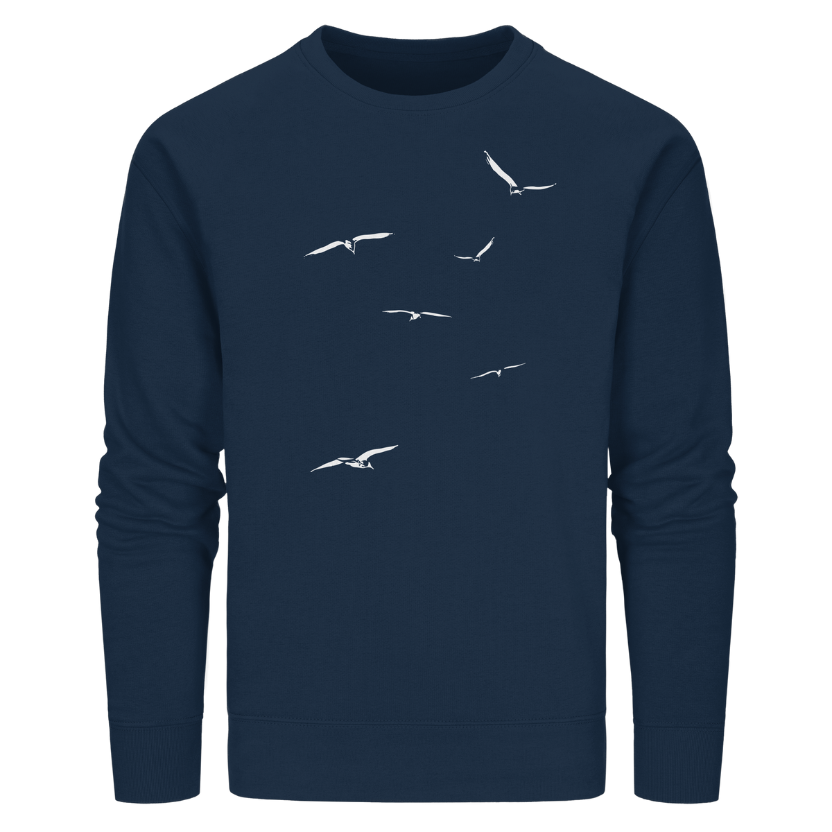Vogelschwarm – Traum vom Fliegen - Organic Basic Unisex Sweatshirt