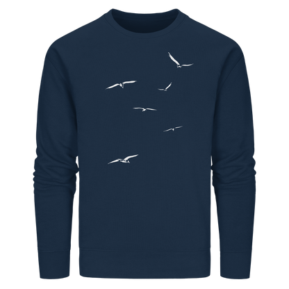 Vogelschwarm – Traum vom Fliegen - Organic Basic Unisex Sweatshirt