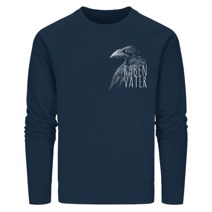 Rabenvater schwarzer Rabe Krähe - Organic Basic Unisex Sweatshirt