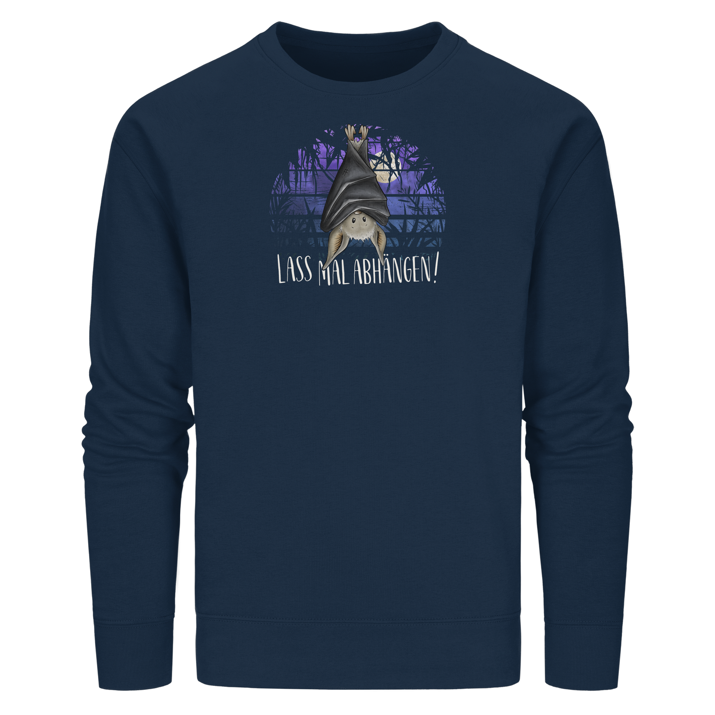 Lass mal abhängen Fledermaus - Organic Basic Unisex Sweatshirt