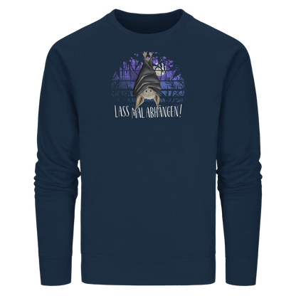 Lass mal abhängen Fledermaus - Organic Basic Unisex Sweatshirt
